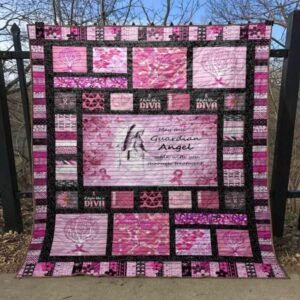 May This Guardian Angel Walk With You Through Treatment Quilt Blanket Hn57  Quilt